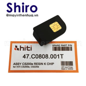 Chip ruy băng đen máy in thẻ nhựa HiTi CS200e