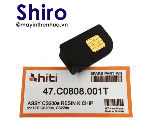 Chip ruy băng đen máy in thẻ nhựa HiTi CS200e