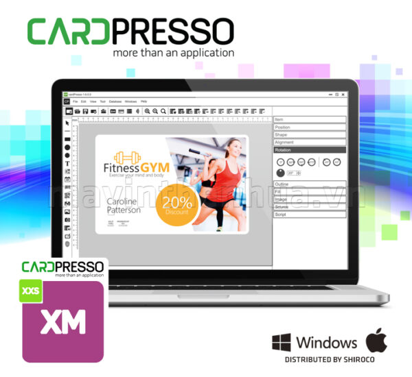 Phần mềm in thẻ cardpresso XM