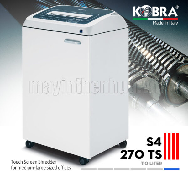 Máy hủy tài liệu Kobra 270 TS S4 240V