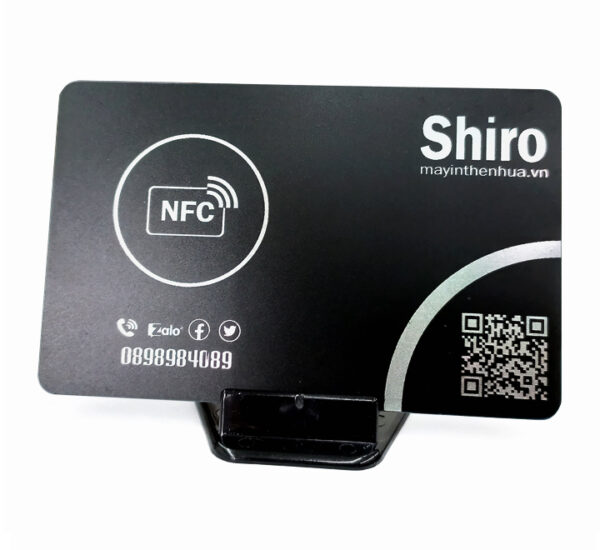 Thẻ thông minh NFC đen NTAG215