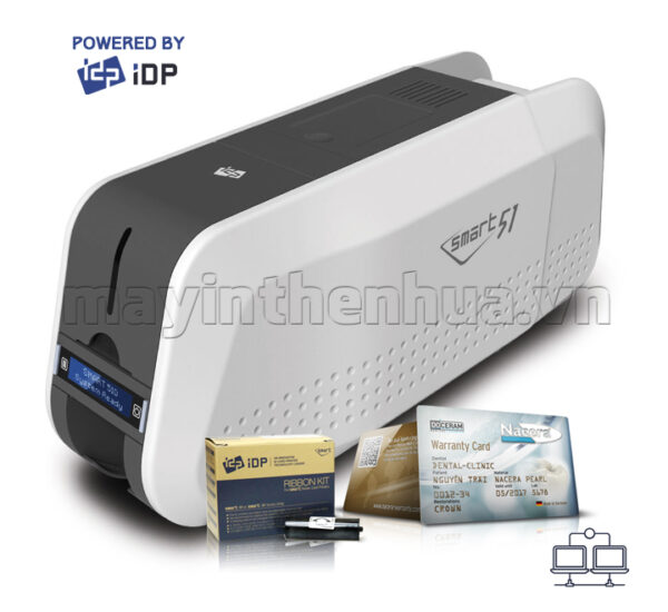 Máy in thẻ nhựa IDP SMART 51D Ethernet