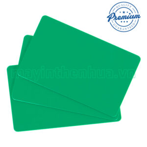 Thẻ nhựa PVC xanh lá Premium Green