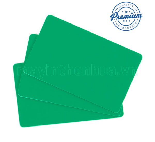 Thẻ nhựa PVC xanh lá Premium Green