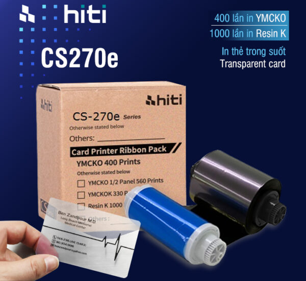 Ruy băng màu HiTi CS270e