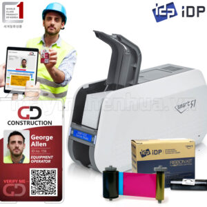 Máy in thẻ công trình IDP SMART 51S cho công ty xây dựng
