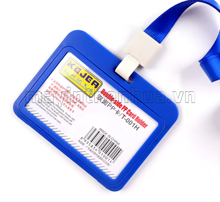 T-001H-1 Bảng tên nhựa ngang KEJEA T-001H (nắp gập)