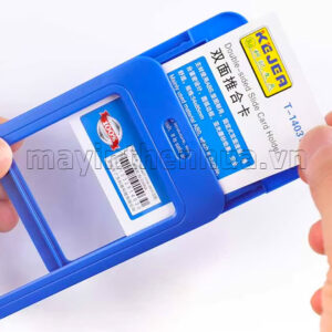 Bảng tên nhựa đứng KEJEA T-1403V (nắp trượt)