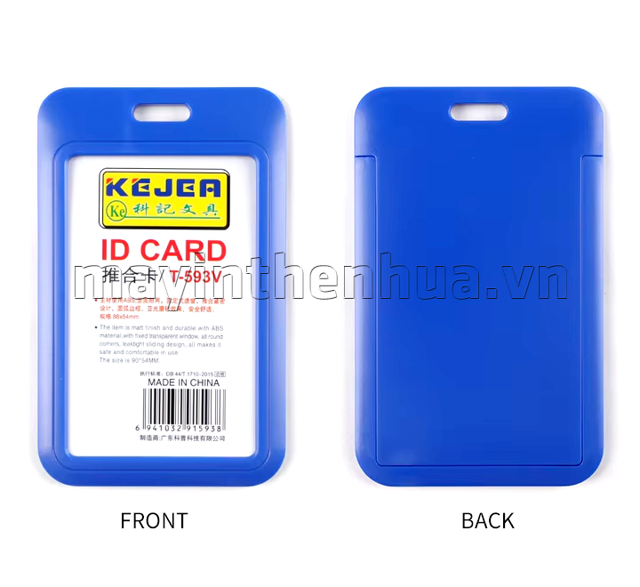 Bảng tên nhựa dẻo đứng KEJEA T-014V