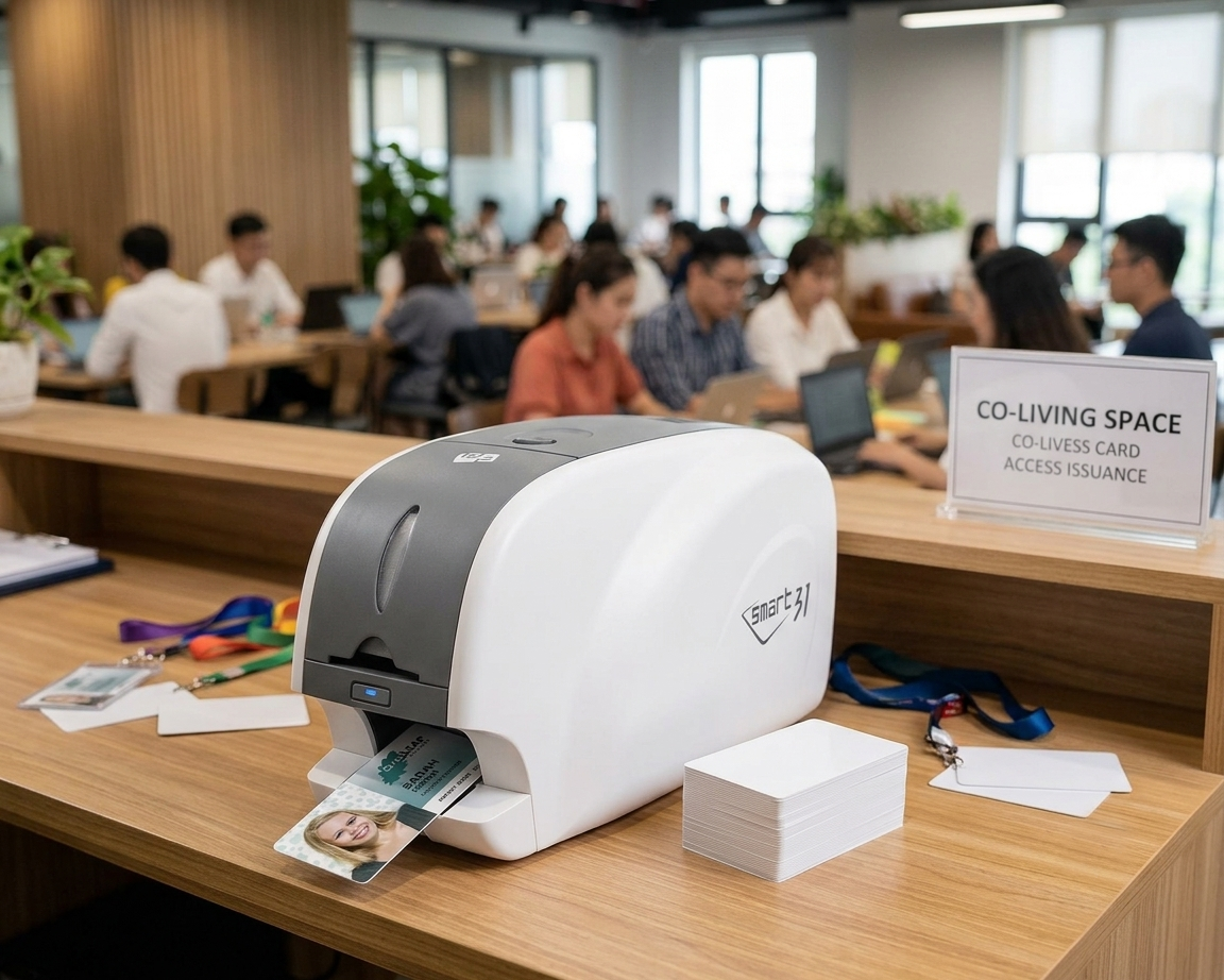 Nâng tầm không gian Coworking với máy in thẻ IDP SMART 31